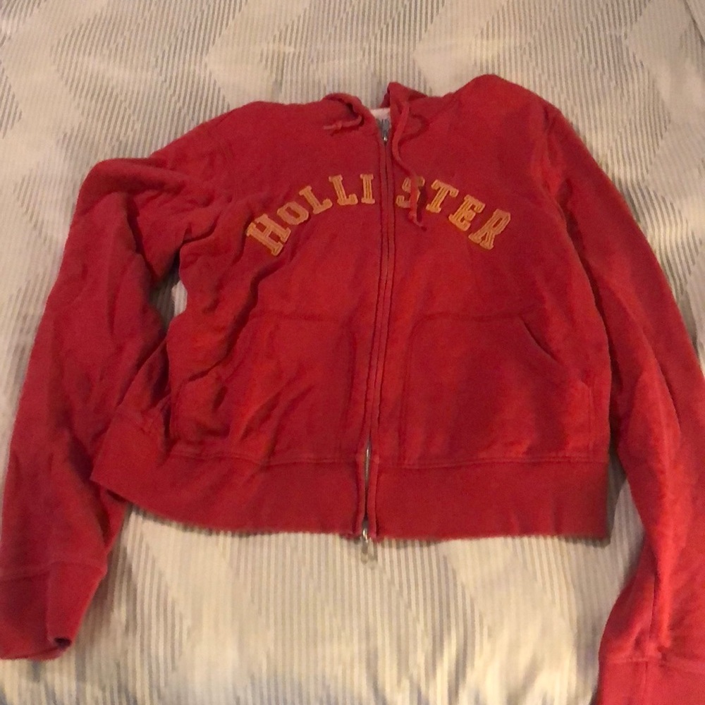 Hollister zip up hoodie
